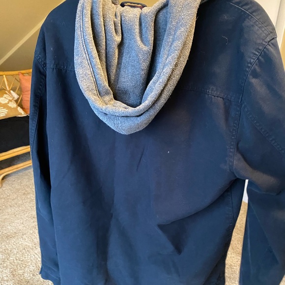 Vans Men's Black and Gray Hooded Jacket - Picture 4 of 5